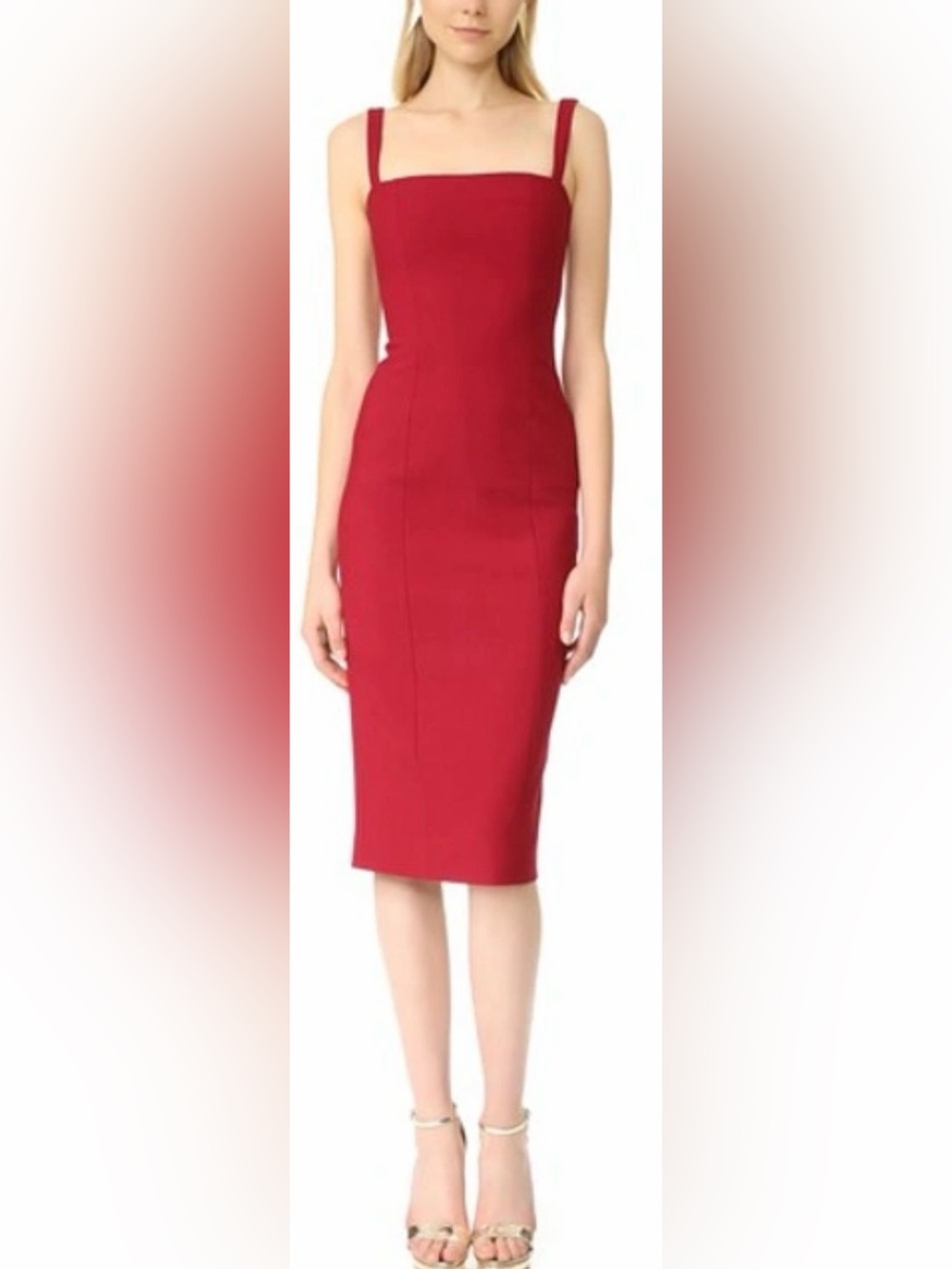Cinq A Sept Ela Crimson Dress